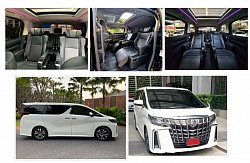 เหมารถ Toyota Alphard พร้อมคนขับ